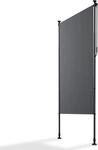 Juskys Senkrechtmarkise Barbados 120 x 310 cm Grau