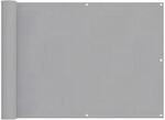 vidaXL Balkonsichtschutz Hellgrau 75 x 200 cm 42030542