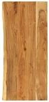 vidaXL Badezimmer-Waschtischplatte Massivholz Akazie 140x52x3,8 cm 286326