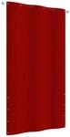 vidaXL Balkon-Sichtschutz Rot 120x240 cm Oxford-Gewebe 148545