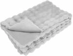 vidaXL Kunstfell Kaninchenfell Decke Grau 130 x 150 cm Polyester 42021809
