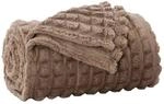 vidaXL &Uuml;berwurfdecke Kamel 150 x 130 cm Fleece 42016913