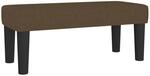 vidaXL Sitzbank Dunkelbraun 70x30x30 cm Stoff 346619