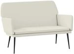 vidaXL Sitzbank Creme 108x79x79 cm Samt 351390
