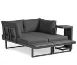 osoltus Aluminium Lounge Set Sofa Ecklounge Gartenlounge Delft Grau