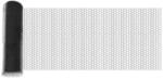 vidaXL Zaunpfosten Grau 50 x 0,8 m 13 mm Maschenweite Stahl und PVC 3353267