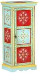 vidaXL Highboard Handbemalt 40x30x90 cm Mango Massivholz 323536