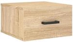 vidaXL Wand-Nachttisch Sonoma-Eiche 35x35x20 cm 829826