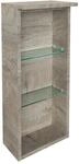 Fackelmann Regal oben Oxford 30 cm Nature Oak