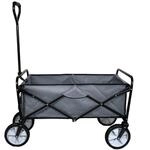 Monstershop Faltbarer Gartenwagen Grau