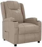 vidaXL Relaxsessel Cappuccino-Braun Kunstleder 340965