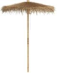 vidaXL Tiki-Schirm mit Bananenblatt-Dach 180 cm Bambus 4108223