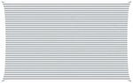 vidaXL Sonnensegel Hellgrau und Wei&szlig; 8 x 5 m 100 % Polyester Oxford 42031135