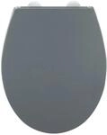 Wenko WC-Sitz Ostuni Easy Close aus Thermoplast Grau