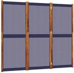 vidaXL 3 Tlg Paravent Dunkelblau 210x180 cm 4003359