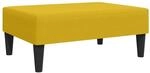 vidaXL Fu&szlig;hocker Gelb 77x55x31 cm Samt 379561