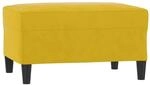 vidaXL Fu&szlig;hocker Gelb 70x55x41 cm Samt 349323