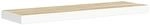 vidaXL Schweberegal Eichen-Optik und Wei&szlig; 80x23,5x3,8 cm MDF 326579