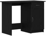 vidaXL Schreibtisch Schwarz Eichen-Optik 100 x 50 x 76 cm 862464