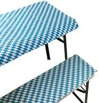 NYVI Bierbankauflagen Set 130x70cm Bayrische Raute
