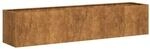vidaXL Pflanzk&uuml;bel Rostig 200x40x40 cm Wetterfester Stahl 860688