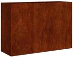 vidaXL Pflanzk&uuml;bel Rostig 120x40x80 cm Wetterfester Stahl 860723