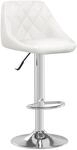 vidaXL Barhocker Wei&szlig; Kunstleder 335169