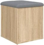 vidaXL Sitzbank mit Stauraum Sonoma-Eiche 42x42x45 cm Holzwerkstoff Modell 1
