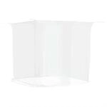 vidaXL Moskitonetz zum Aufh&auml;ngen 156 Mesh Wei&szlig; 220x180x180 cm 4010056