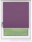 Deco-Raum Plissee Basic ohne Bohren 45x150cm Lila Blickdicht Klemmfix
