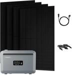 Growatt Balkonkraftwerk Set NEXA 2000 Speicher 2048 Wh mit 2000 W Bifazial Glas-Glas