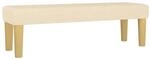 vidaXL Sitzbank Creme 100x30x30 cm Stoff 346657