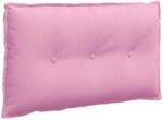 vidaXL R&uuml;ckenkissen Rosa 80 x 19 x 50 cm Stoff 42014716