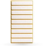 SOTECH Filzgleiter 15 x 80 mm Selbstklebend Wei&szlig;