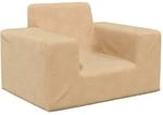 vidaXL Kindersofa Creme Weich Pl&uuml;sch 4104775