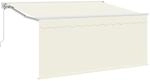 vidaXL Einziehbare Markise Creme 300 x 200 cm Stoff 3329493