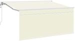 vidaXL Einziehbare Markise Creme 300 x 200 cm Polyester und Aluminium 3329494