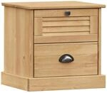 vidaXL Nachttisch VIGO 42x35x40 cm Massivholz Kiefer Modell 1