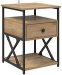 vidaXL Nachttisch Artisan-Eiche 40 x 42 x 55 cm Holzwerkstoff 881883