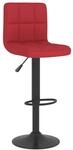 vidaXL Barhocker Weinrot Stoff 334280