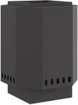 vidaXL Rauchfreier Feuerkorb Schwarz 38 x 38 x 51 cm Stahl 858978