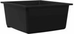vidaXL K&uuml;chensp&uuml;le Schwarz 38 x 44 x 20 cm Granit 4012351