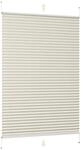 Sekey Plissee Faltrollo Klemmfix ohne Bohren Beige 80x200cm