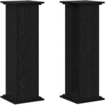 vidaXL Pflanzenst&auml;nder Schwarz Eichen-Optik 33 x 33 x 100 cm 869238