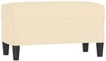 vidaXL Sitzbank Creme 70x35x41 cm Stoff 349385