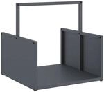 vidaXL Brennholzregal Anthrazit 40x40x40 cm Kaltgewalzter Stahl 864273
