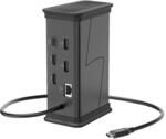 Hama USB-Hub Connect2Office 9 Ports 2 x HDMI USB-A USB-C LAN Schwarz