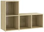vidaXL TV-Schr&auml;nke 2 Stk. Sonoma-Eiche 72x35x36,5 cm Holzwerkstoff