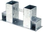 Westfalia Holzstapelhalter Feuerverzinkt Metall Silber