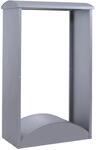 MCW Brennholzlager P77 Metall 160x98x50cm Grau